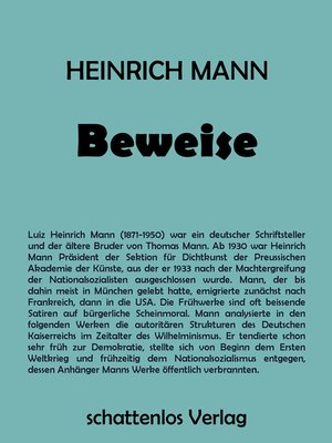 cover image of Beweise